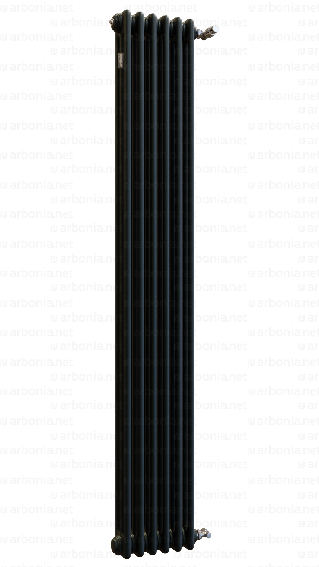 Вертикальный радиатор Arbonia 3180/06 RAL 9005 matt чёрный с боковой подводкой