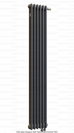 Вертикальный радиатор Arbonia 3180/06 SF-3 Anthrazit metallic N69 твв с нижней подводкой