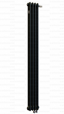 Вертикальный радиатор Arbonia 3180/04 N69 твв RAL 9005 matt чёрный с нижней подводкой