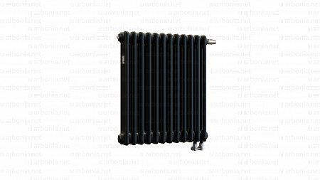 Трубчатый радиатор Arbonia 3057/12 N69 твв RAL 9005 matt чёрный с нижним подключением