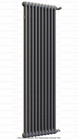 Вертикальный радиатор Arbonia 2180/10 SF-3 Anthrazit metallic с боковой подводкой