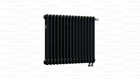 Трубчатый радиатор Arbonia 3057/16 N69 твв RAL 9005 matt чёрный с нижним подключением