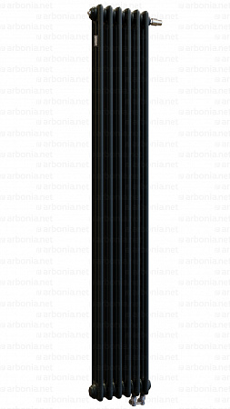 Вертикальный радиатор Arbonia 3180/06 N69 твв RAL 9005 matt чёрный с нижней подводкой