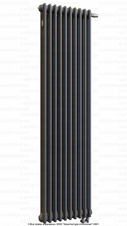 Вертикальный радиатор Arbonia 3180/10 SF-3 Anthrazit metallic N69 твв с нижней подводкой