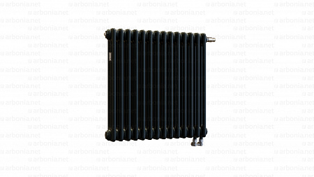 Трубчатый радиатор Arbonia 3057/14 N69 твв RAL 9005 matt чёрный с нижним подключением