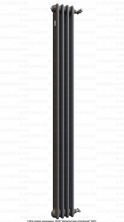 Вертикальный радиатор Arbonia 3180/04 SF-3 Anthrazit metallic с боковой подводкой