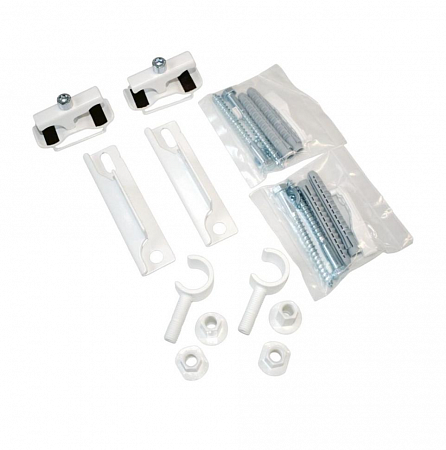 Комплект настенных кронштейнов Arbonia, цвет белый RAL 9016 (ZB0280 0001+ ZB0281 0001AF + ZB0282 0001AF)