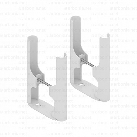 Комплект для напольного монтажа 3-трубчатых радиаторов Arbonia RAL9016	