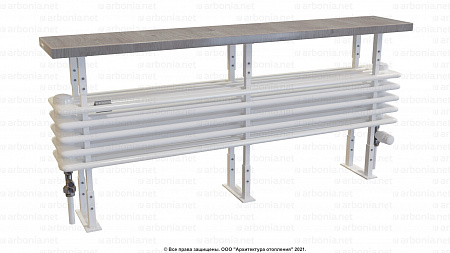 Радиатор-скамья Bank-Radiator 4F4150 RAL 9016